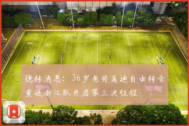 德转消息：36岁老将高迪自由转会重返浙江队开启第三次征程